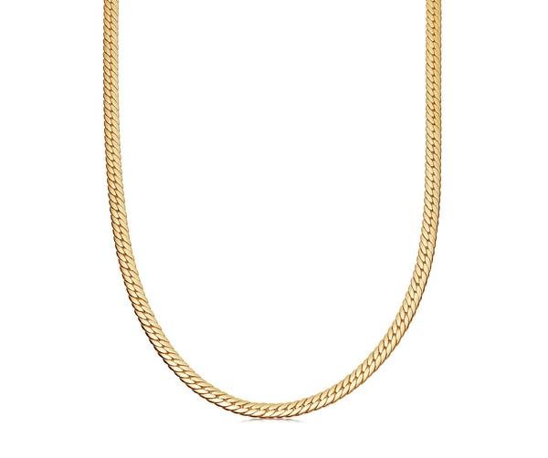 Gold Camail Snake Chain Necklace