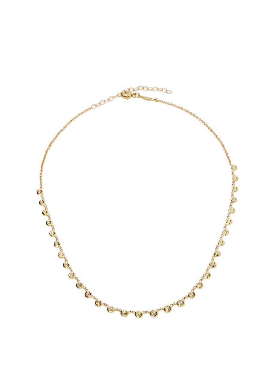 Emily Diamond & 14kt Gold Necklace