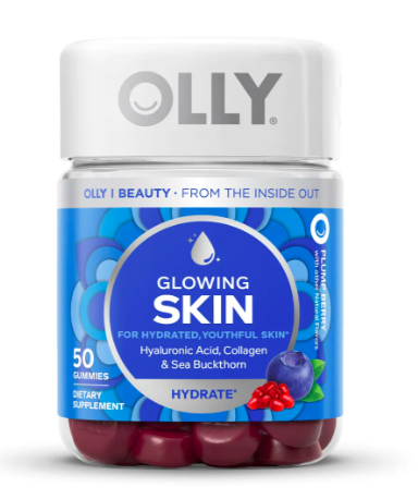 Glowing Skin Vitamin Gummy with Hyaluronic Acid Supplement